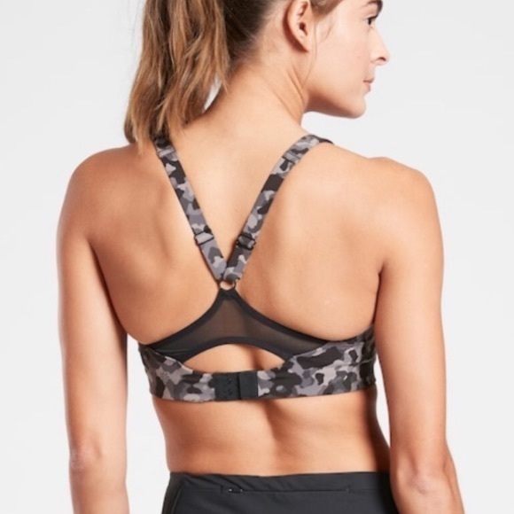 Athleta Advance bra black camo size 32C high impact - Picture 5 of 7